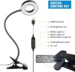 USB LED Desk Lamp Clip On Light