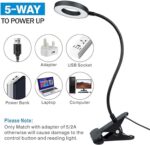 USB LED Desk Lamp Clip On Light