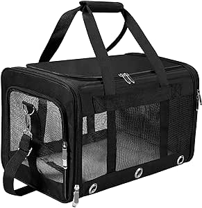 Soft Sided Foldable Cat/Dog/Pet Carrier Bag